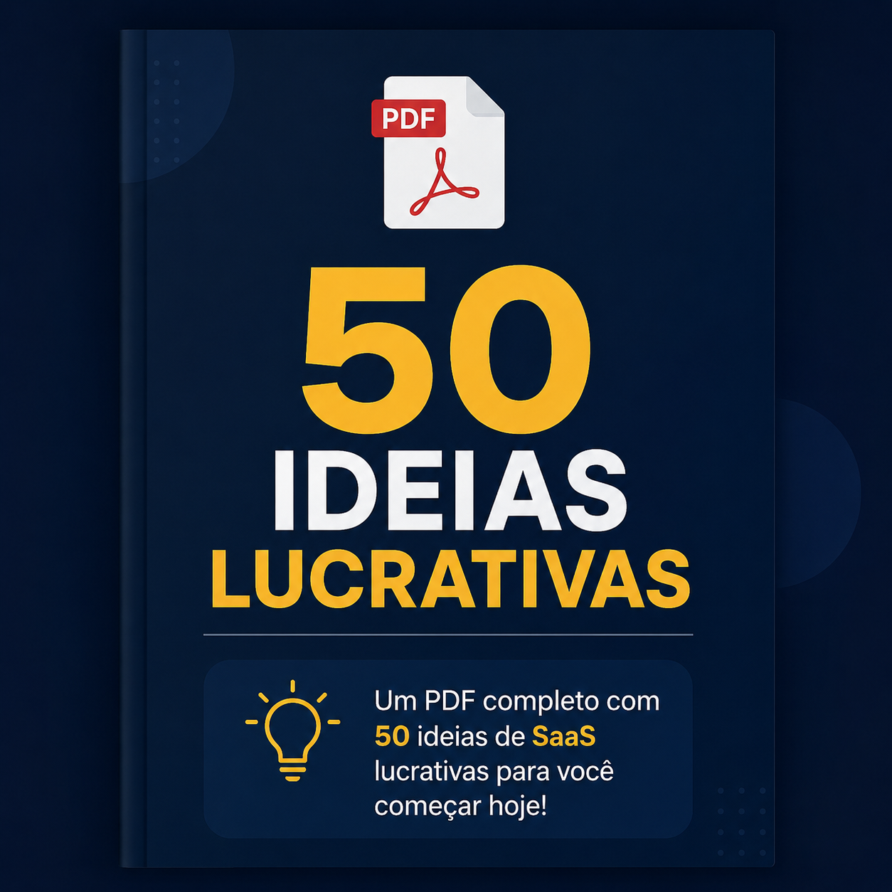 Material: 50 ideias de SaaS prontas para criar e vender